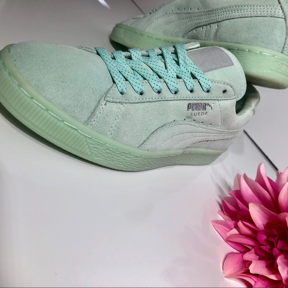 Puma Classic Sneaker Suede Teal size 8 - Picture 4 of 8